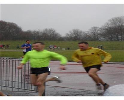 Running in the rain